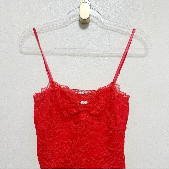New Free People Lacey Essential Cami red size S - Picture 3 of 10